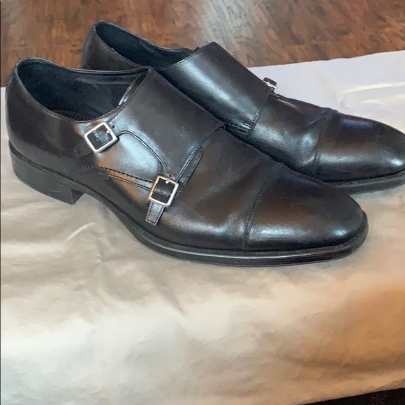 US13 Johnston & Murphy Monk-Strap Dress Shoes - Picture 2 of 6